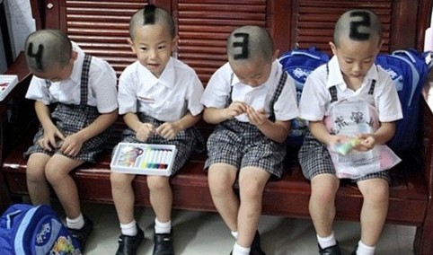 네 쌍둥이 구분법, 백미터 떨어진 곳에서도 확인 가능 기발