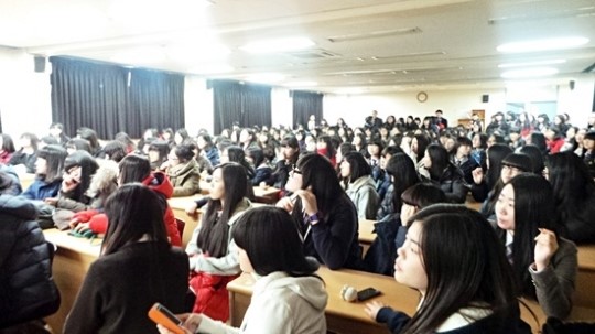 차홍, 광신고등학교 재능기부 강의 진행