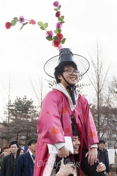 [오마이포토] 장원급제 행차요