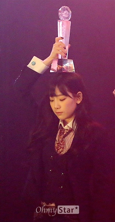[오마이포토] 소녀시대 태연, 미스코리아처럼