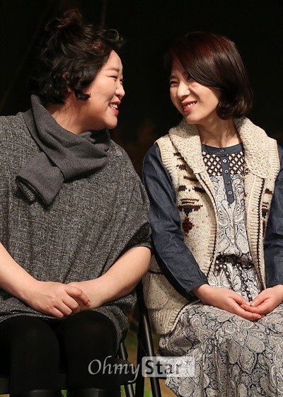 [오마이포토] 경숙이, 경숙아버지 고수희-황영희, 명품배우들의 미소