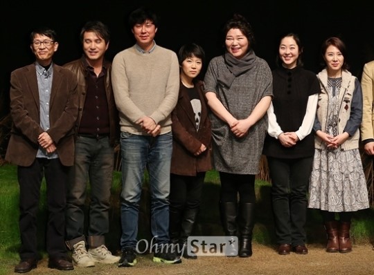 [오마이포토] 경숙이, 경숙아버지 명품배우들의 포토타임