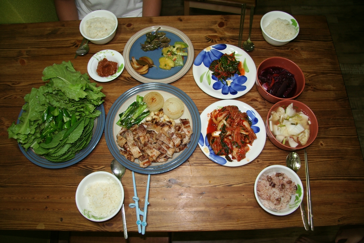 하트 뿅뿅 달걀말이, 우리집 밥상을 공개합니다