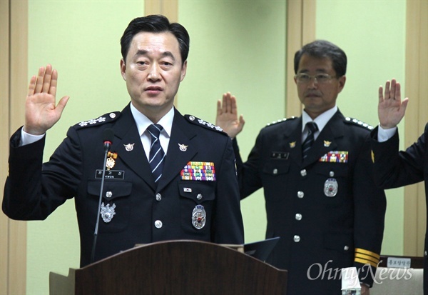 부산지방경찰청, 국감장서 권총 탈취사건 뭇매