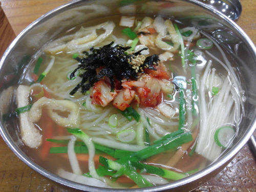 요새 포장마차 잔치국수, 이런 점이 아쉽다