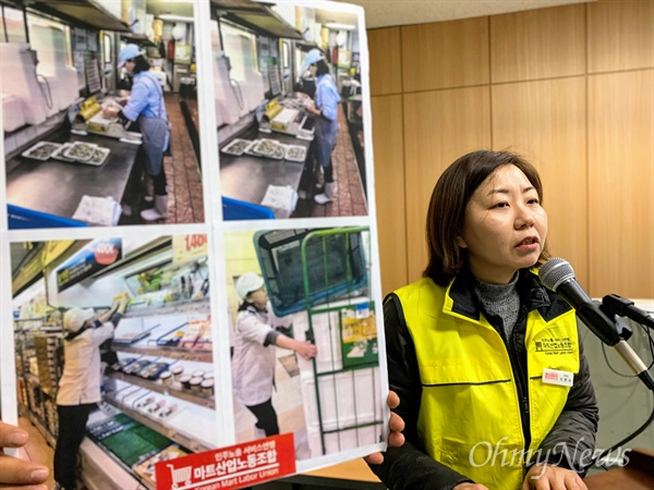 마트 수산물 포장 1분에 20회, 기계도 이렇게 못해요