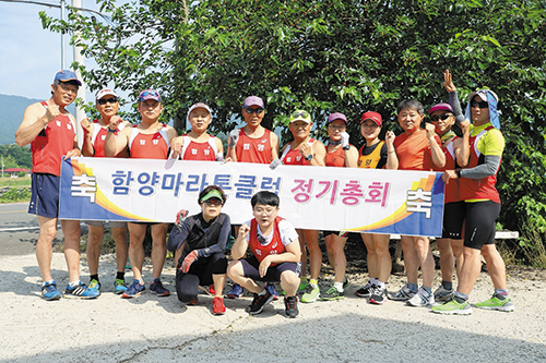 서상에서 육십령까지 아침을 달린다
