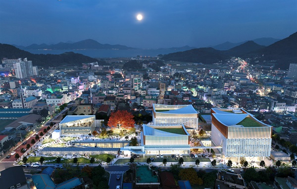 남해군청 새 청사 설계공모 당선작, 남해로 5시다 선정