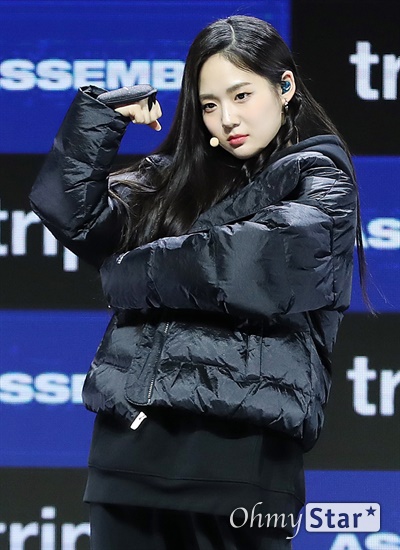[오마이포토] 트리플에스 윤서연, 작은 거인