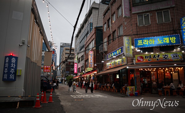 서울미래유산이라더니 이젠 단속만... 힙지로 노가리 골목 한숨