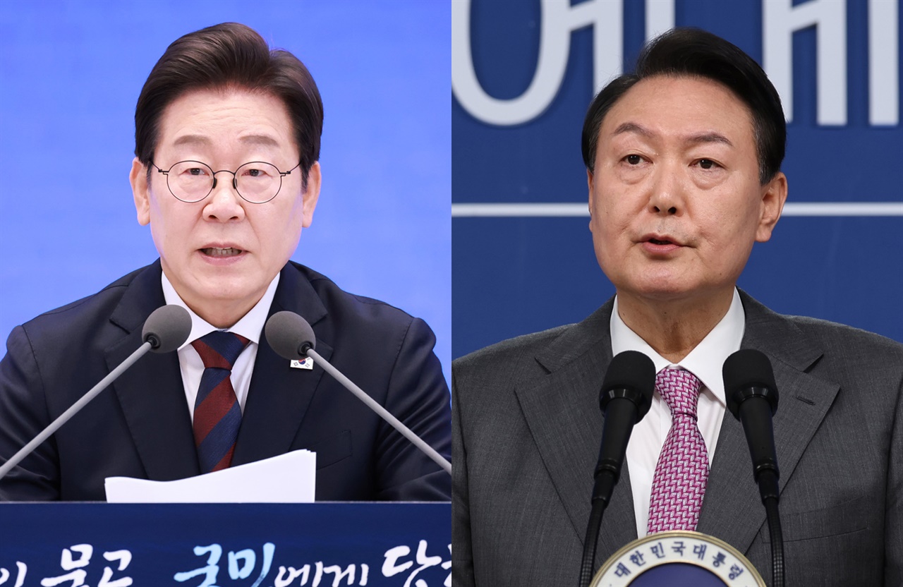 이 대통령 '취임 30일 기자회견', 윤석열 100일과 무엇이 달랐나
