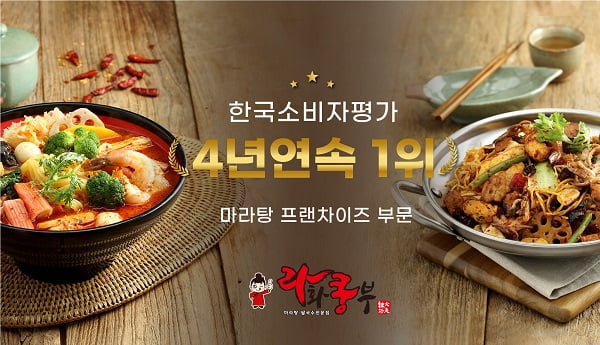 [2023 한국소비자평가 1위] 마라탕 프랜차이즈, 라화쿵부