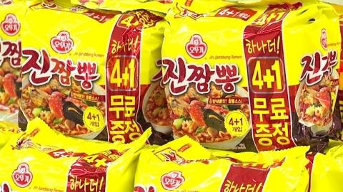 절대강자 신라면의 굴욕...진짬뽕 대형마트 매출 1위