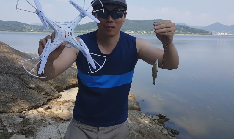 기막힌 낚시, RC피싱보트 이어 드론낚시까지...재미와 스릴 만끽