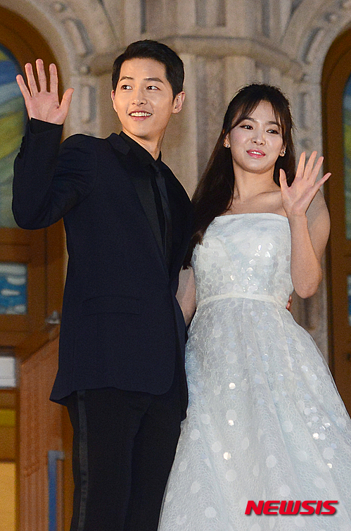 [Y이슈] 송중기♥송혜교, 송송부부 되는 날...태후 동료들 총출동