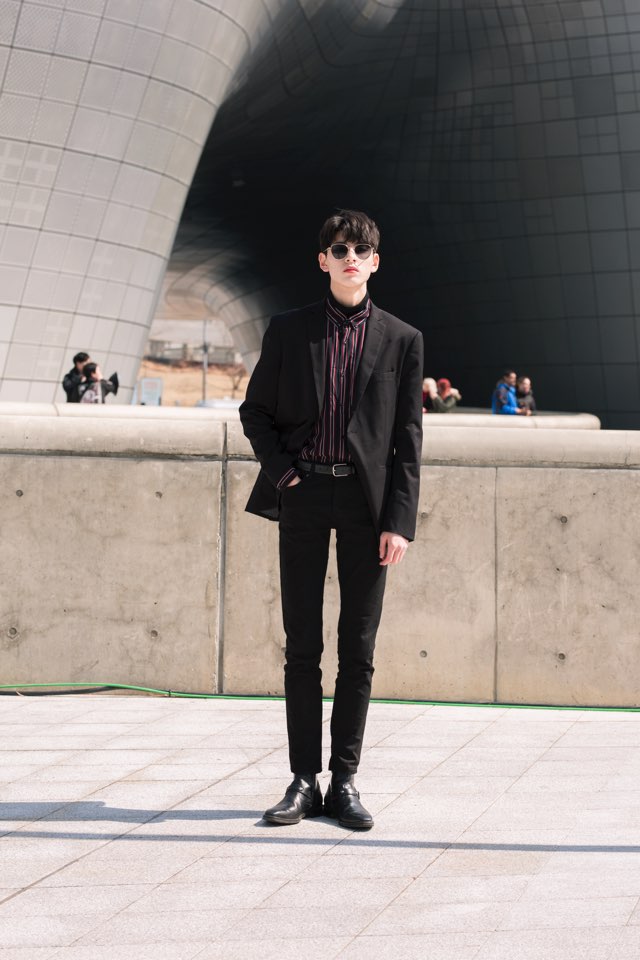 신인 모델 우진경, 시크남으로 완벽 변신!