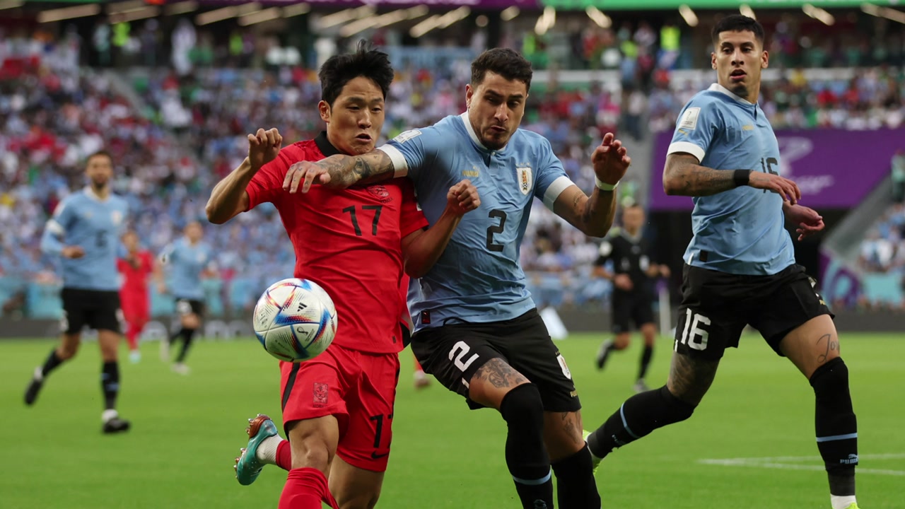 [속보] 한국, 우루과이와 월드컵 첫 경기 0-0 무승부
