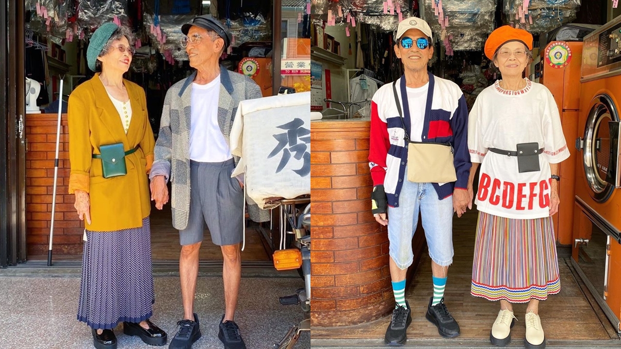 [Pick] 버려진 옷의 재발견…패션 천재가 된 세탁소 노부부