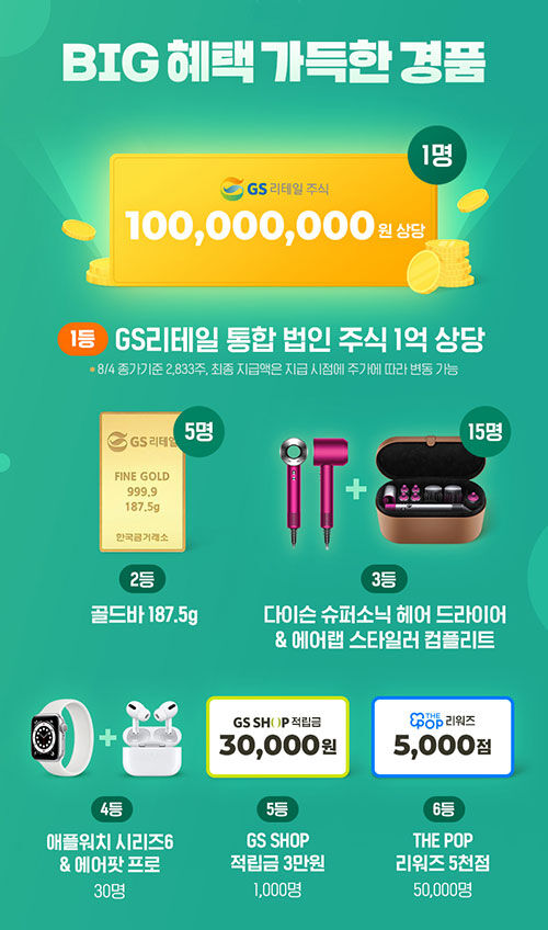 주식 1억 원 · 샤넬백…유통가, 고가 경품 내건 이벤트 경쟁