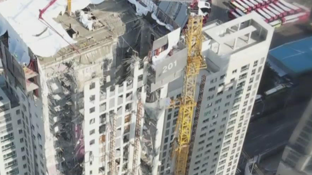 붕괴 사고 실종자 수색 위해 안전보강 작업 착수
