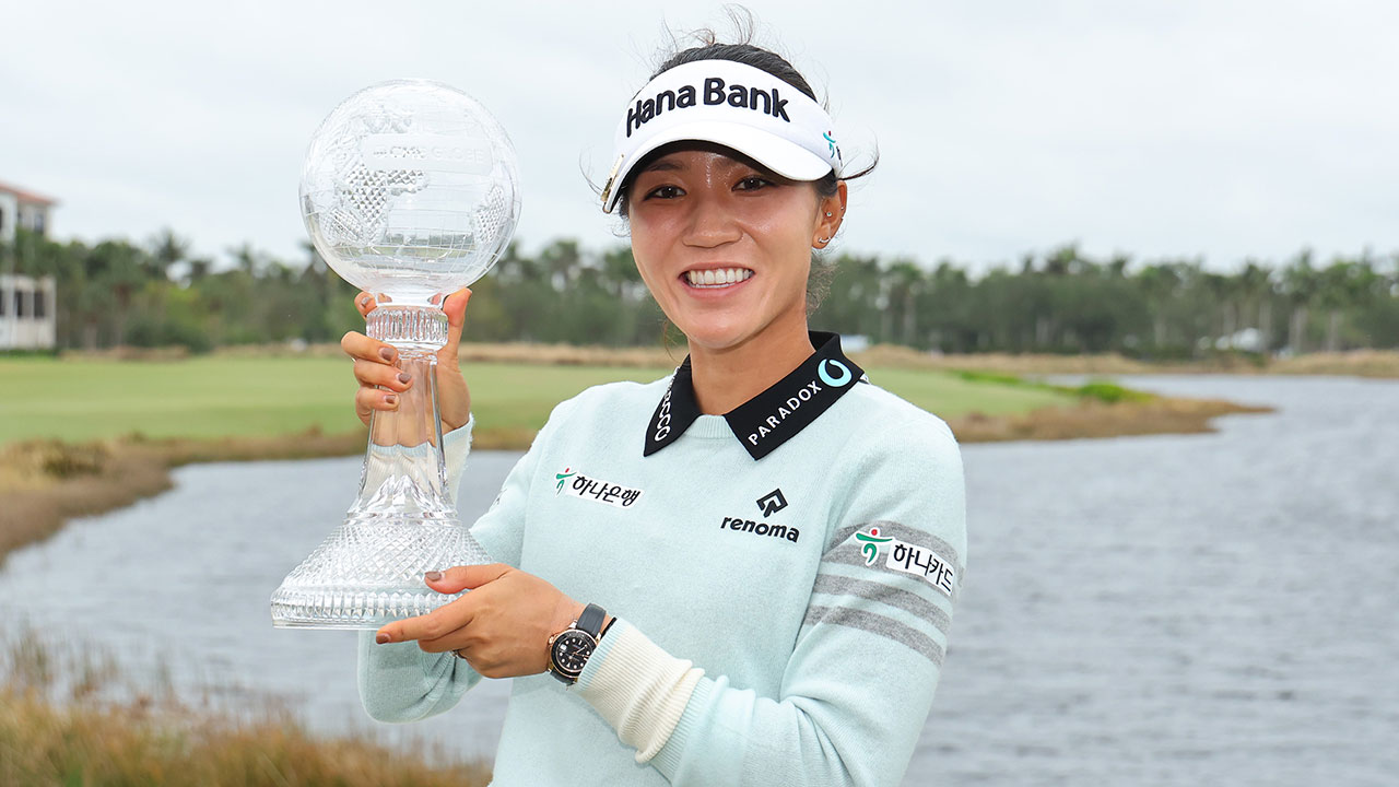 12월의 신부 리디아 고, LPGA 시즌 최종전 우승…3관왕 달성