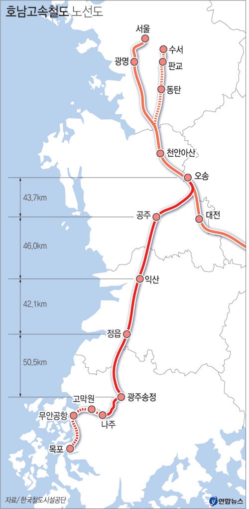 호남고속철도 3월 개통…신형 KTX 공개