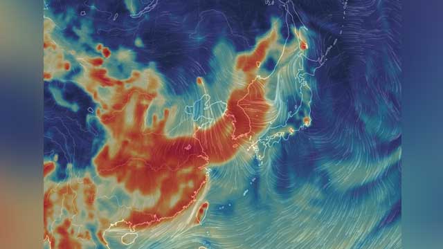 미세먼지 ‘나쁨’일 때 서풍…중국 에어로졸 농도 매우 높아