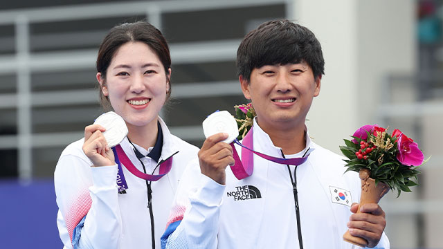 주재훈-소채원, 인도에 져 컴파운드 양궁 은메달