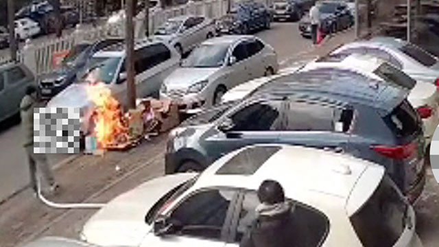 비번 소방관, 자녀 학원 마중길에 불 꺼