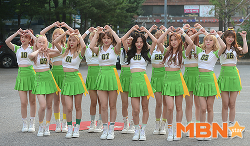 우주소녀 `치어리더 패션` [MBN포토]