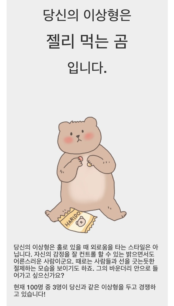 fonfon이 뭐야?…이상형테스트 SNS서 화제