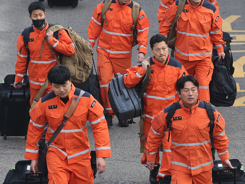 긴급구호팀 110명, 형제의 나라에 파견 …역대 최대 규모