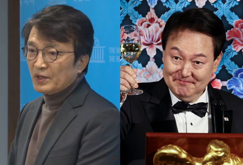김의겸 尹, 백악관이라는 노래방서 150조 내고 아메리칸 파이 불러