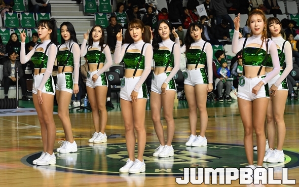 원주 DB 그린엔젤스, 3라운드에 가장 빛난 치어리더팀에 올라