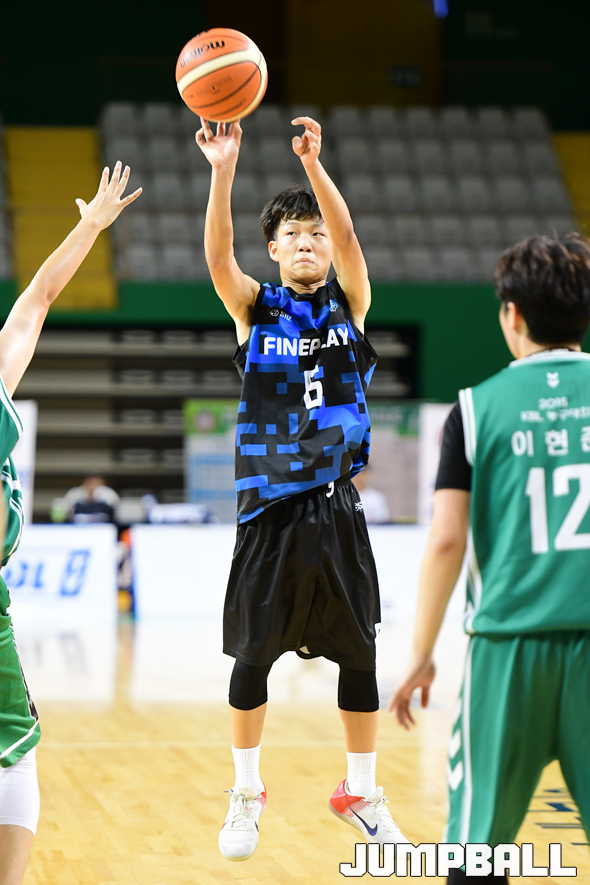 [JB포토] 2019 KBL 스쿨리그 진광고 김익환 3점 추가요