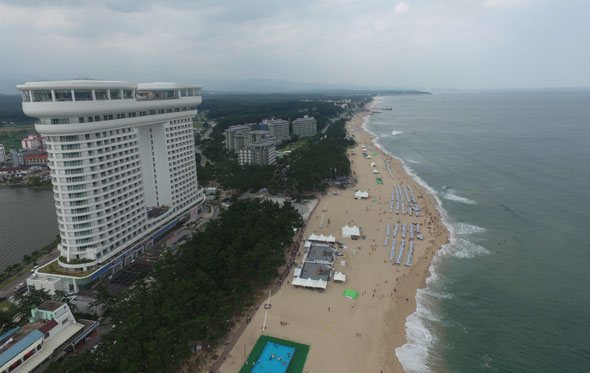 [코리아투어] FIBA도 반한 동해의 풍광..공식 SNS에 코리아투어 소개