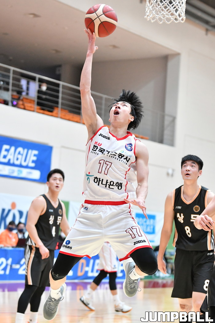 [JB포토] D리그 국군체육부대(상무), 한국가스공사에 95-77로 승리