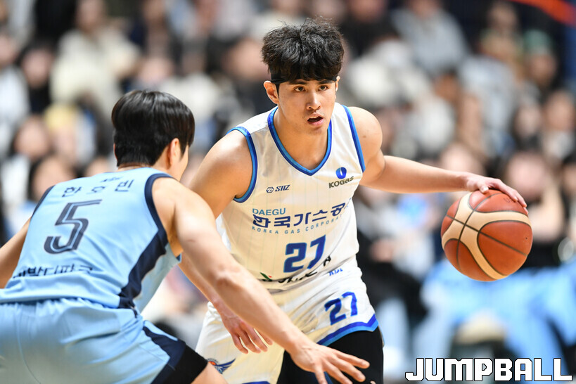 [JB화보] 고양 소노, 77-76으로 대구 한국가스공사에 역전승
