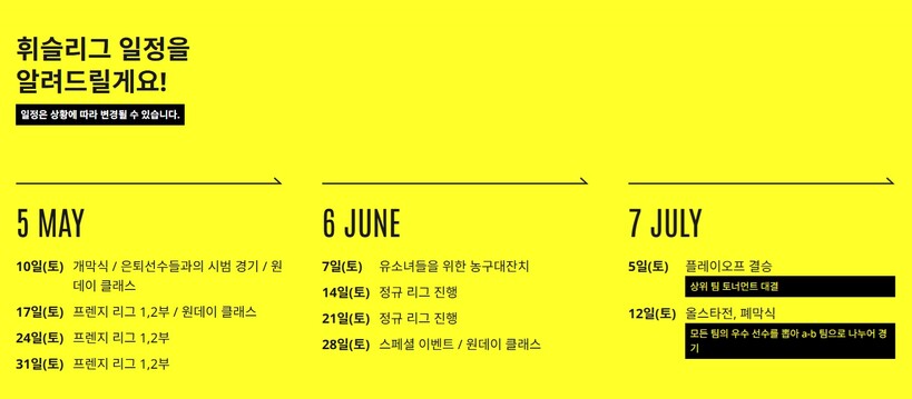 그녀들의 새로운 경기가 시작된다 여성농구 활성화를 위한 2025 휘슬리그 개막