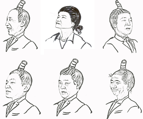 이명박,손학규,원희룡 상투가 잘 어울리는 남자?
