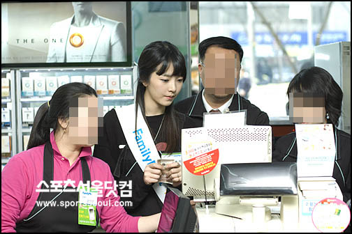배슬기, 훼미리마트 전속모델