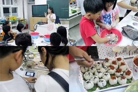 한국외식산업연구소, 스마트폰을 활용한 주먹밥 레시피 교육 실시