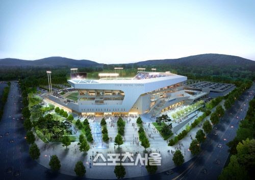 팔각 다이아몬드 건설 첫 삽