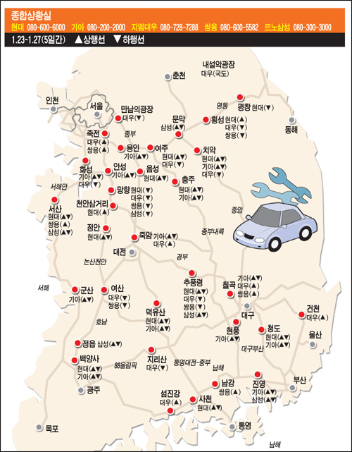 설연휴 자동차 특별 무상점검 서비스