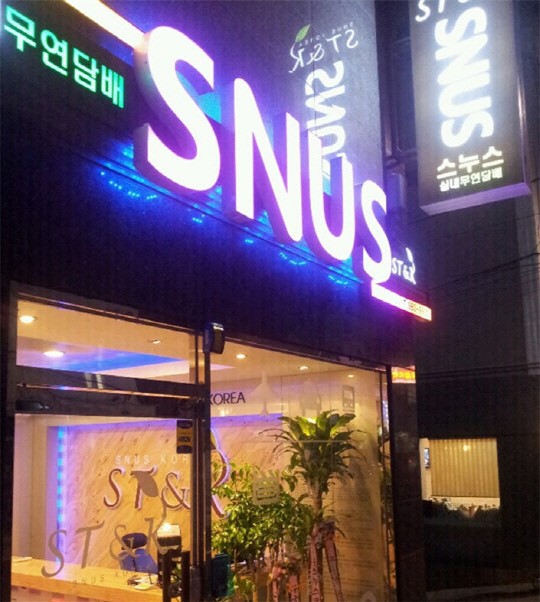 소자본창업아이템으로 각광, 스누스코리아 무연담배