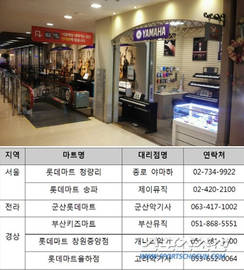 야마하, 전국 6개 롯데마트 지점에서 악기 특가 판매 이벤트 실시