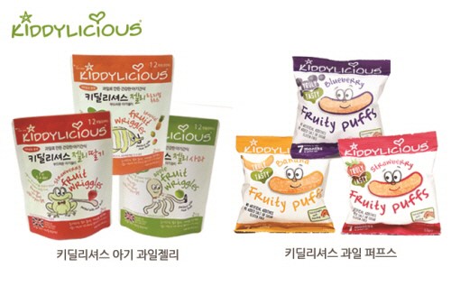 키딜리셔스 과일 퍼프스 3종 선보여 유아 간식으로 효과적