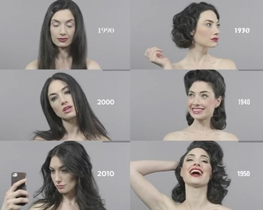 백 년 동안의 미녀 변천사, 1910~2010년 ‘가장 예쁜 미인은?’