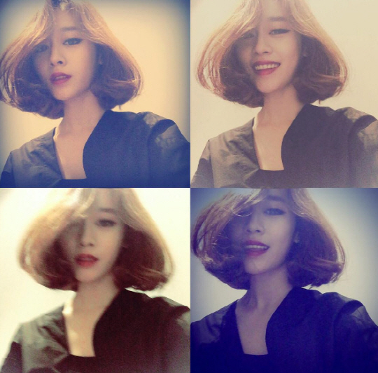 초코송이 머리 티아라 지연 단발 싹둑 사랑하니 예뻐져