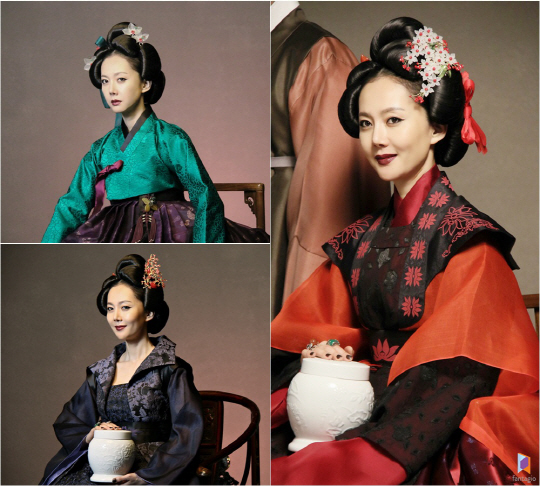 마녀보감 염정아, 포스터 비하인드컷 화려한 한복 자태